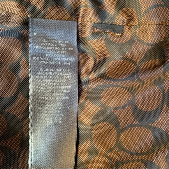 Coach puffer down jacket - Picture 10 of 14